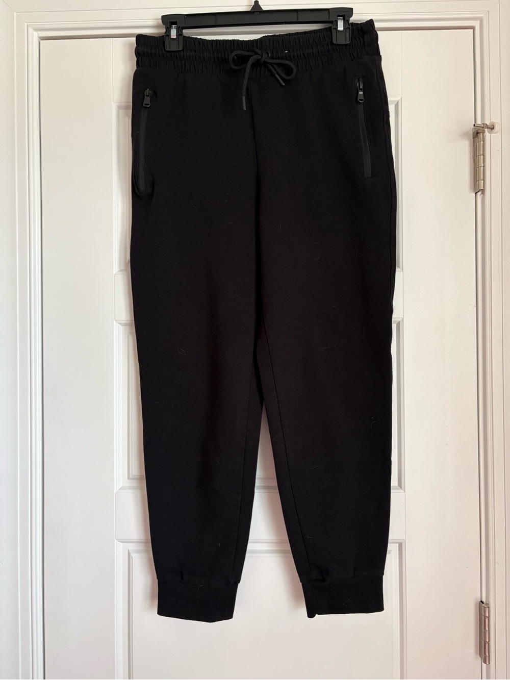 Old Navy Black Jogger Sweatpants with Zipper Pockets